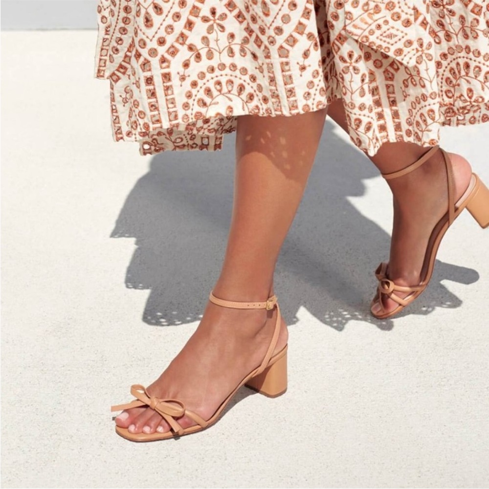 Loeffler Randall Gracie Bow Heeled Sandal